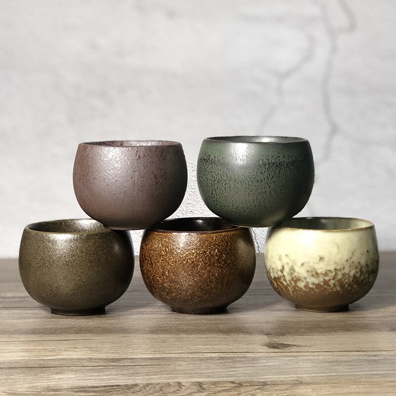 Groft keramik antik termokrus kop keramisk retro tekopper tumbler krus kontor drikkevand kop kung fu drikkevarer