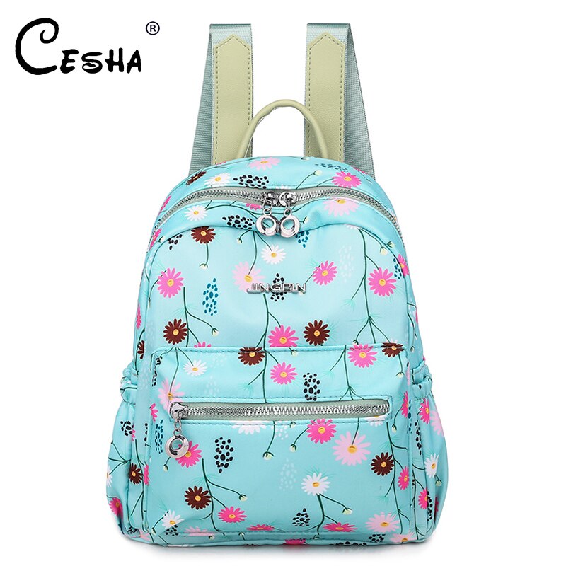 Erfrischend Blumen- aufbringen Frauen Reise Rucksack dauerhaft Stoff Oxford Rucksack Ziemlich Stil Mädchen SchöNe Schule Rucksack