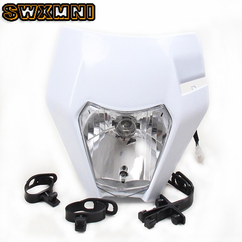 Faro delantero para Moto rcycle, para 18 KTM, EXC, XCF, SX, F, SMR, Enduro, Dirt Bike, cross, Super Moto, H4