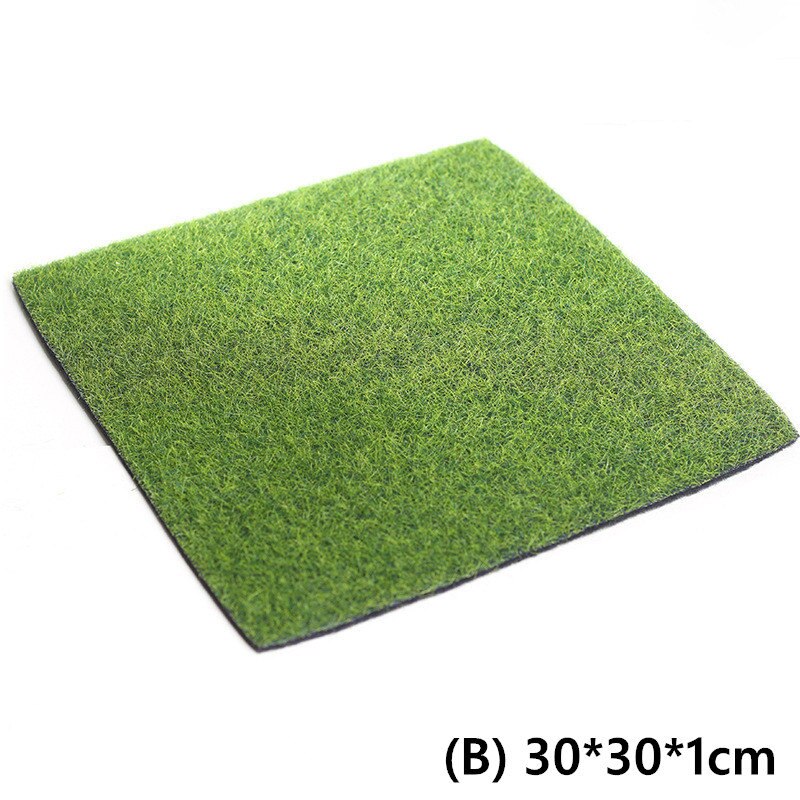 15cm*15cm/30cm*30cm 1 stykke have kunstig økologisk dekorativ græs mos mikro landskab simulation græsplæne: B