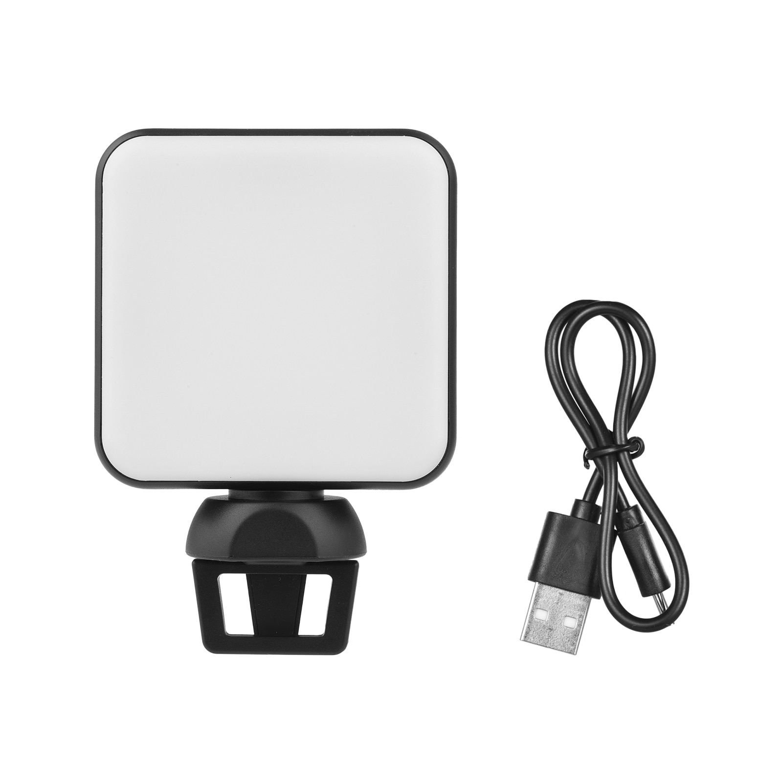 Andoer W36 Mini LED Video Light - 5600K Daylight - Adjustable Brightness - 3 Cold Shoe Mounts