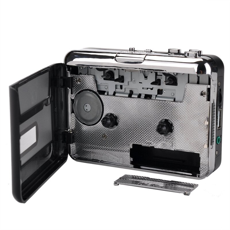 EzCAP Cassette Player USB Walkman Cassette Tape Music o to MP3 Converter Player Save MP3 File to USB Flash/USB Drive