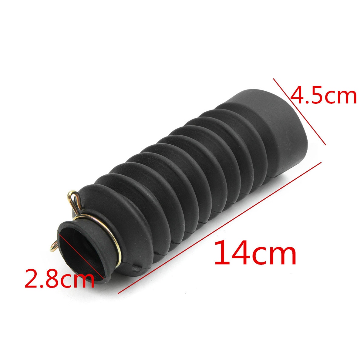 140mm Motorcycle Rubber Cover Universele Stofdicht Rubber Front Motorfiets Vork Cover Slobkousen Laarzen