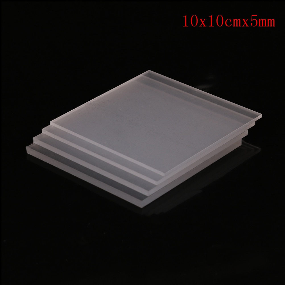 1pc plastik gennemsigtig plade 2-5mm tykkelse klar akryl perspex ark skåret perspex panel