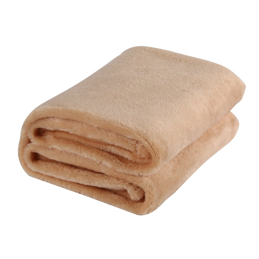 70x100cm super macio manter quente cobertor de flanela tamanho grande cor sólida casa sofá cama escritório cobertor do carro casa têxtil: camel color