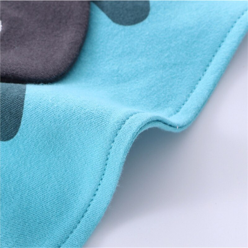 Babadores triangulares de algodão para bebês, avental de alimentação de algodão para meninos e meninas