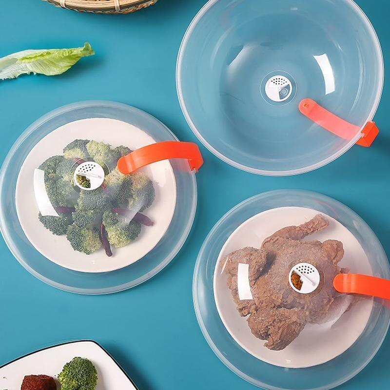Plast magnetron plaat deksel klar stoom vente ploots dekke matte tallerken deksel