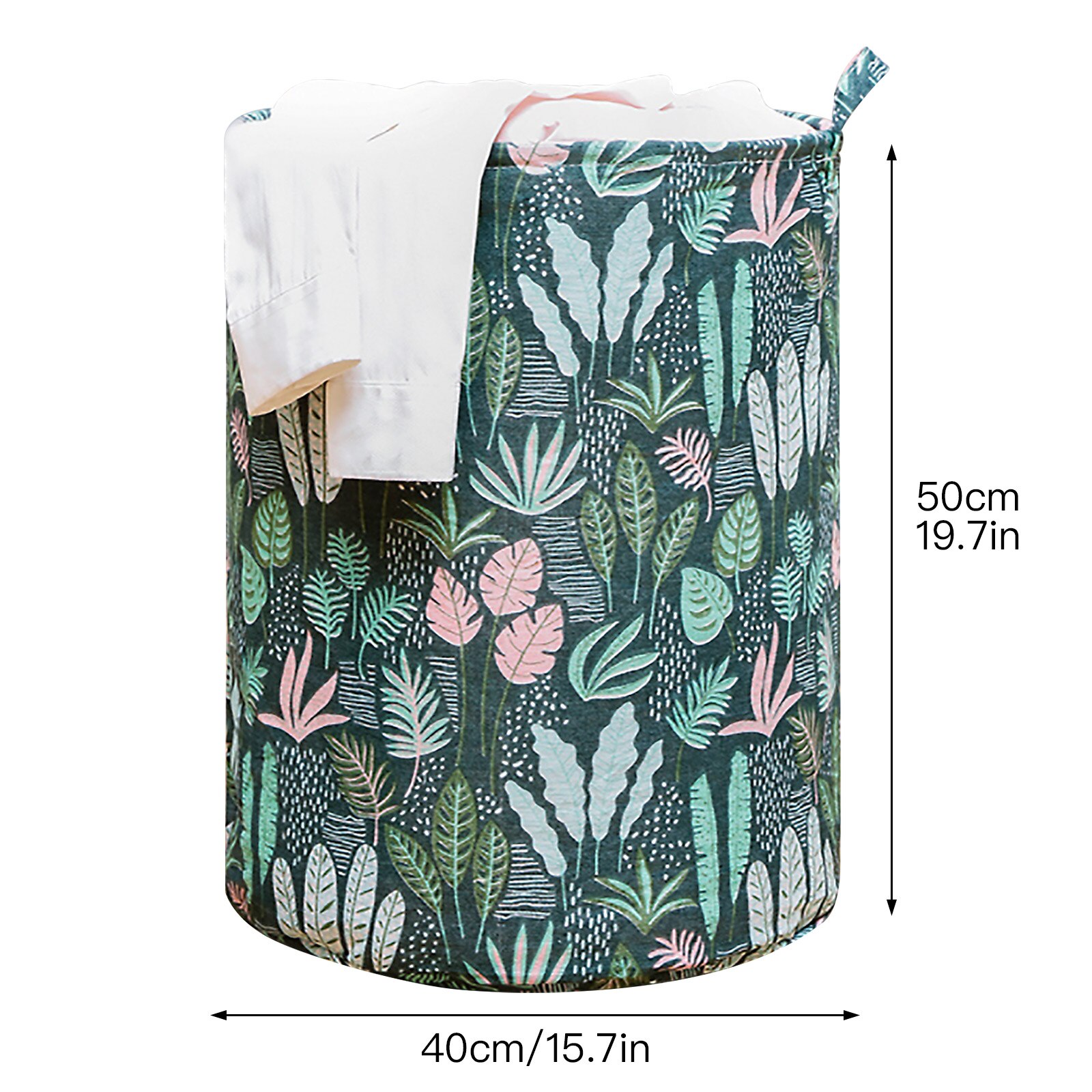 Laundry Bucket Save Space Waterproof Household Supplies For Home Bathroom 1PC Large Capacity Clothing Laundry Baskets: Green