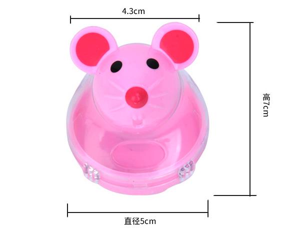 Pet Cat Fun Tumbler Feeder Toy Mouse Leaking Food Balls pet leaking device funny cat interactive toy