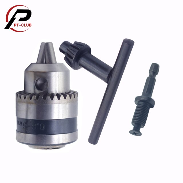 0.6-6mm Precise Drill Chuck Converter 3/8''-24UNF Thread Quick Change Adapter SDS-Plus Shank 1/4" Hex: Chuck and Hex Shank