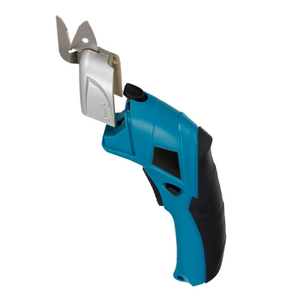 Lithium Battery Electric Power Scissors 4 Volt Fabric Electric Cutter USB Charging Scissors For Leather Wallpaper Carpet