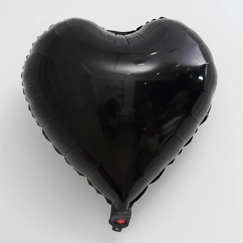 18 tommer hjerteballoner aluminiumsfolieballoner fødselsdag valentinsdag bryllup fødselsdagsfest dekoration julepynt: 3