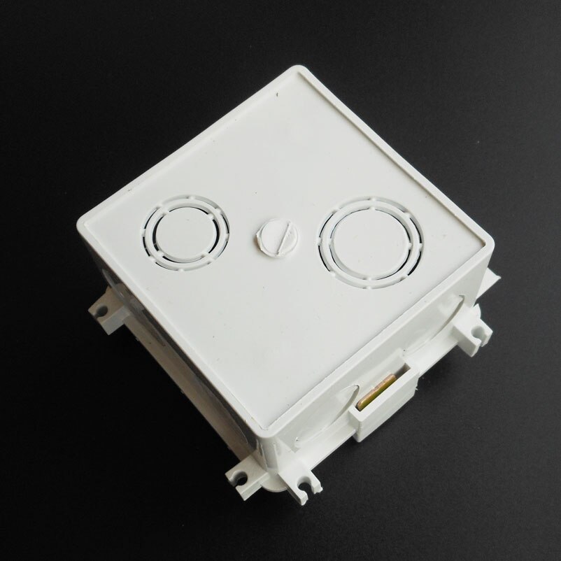 Commonly Used PVC 86 Wall Socket Flush Mounting Junction Box Invisible Electricity Wire Basic Box Connector Socket Accessories