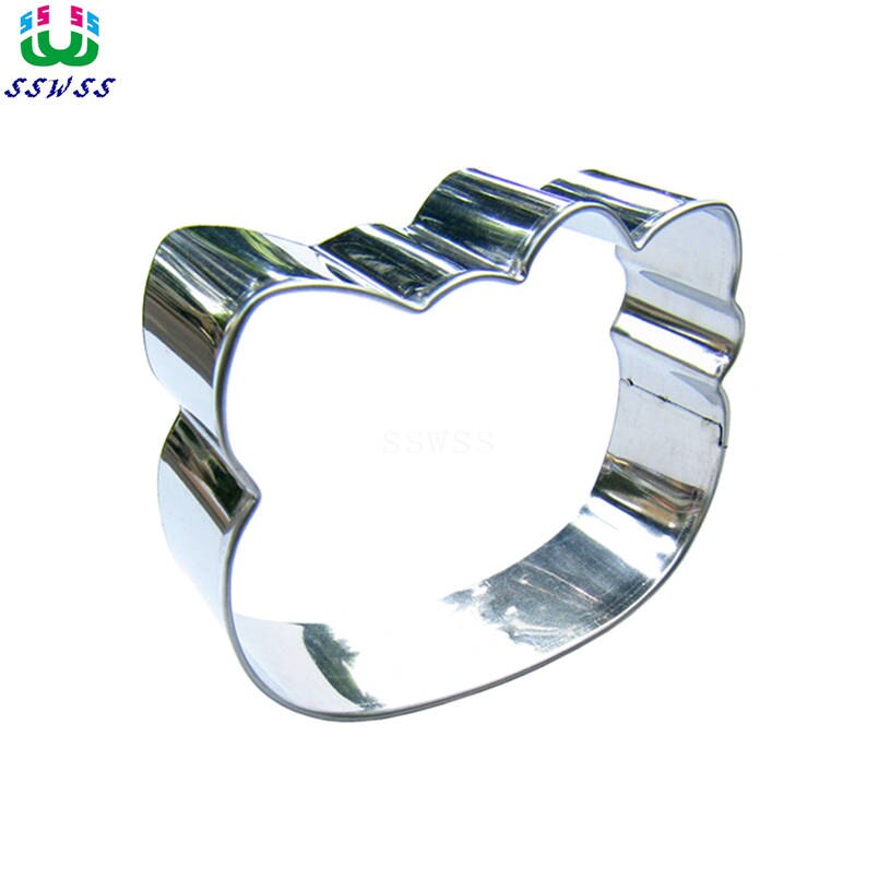 Derde kattengezichtsvorm taart koek bakvormen, cartoon kat taart decoratie fondant uitstekers gereedschap, directe verkoop