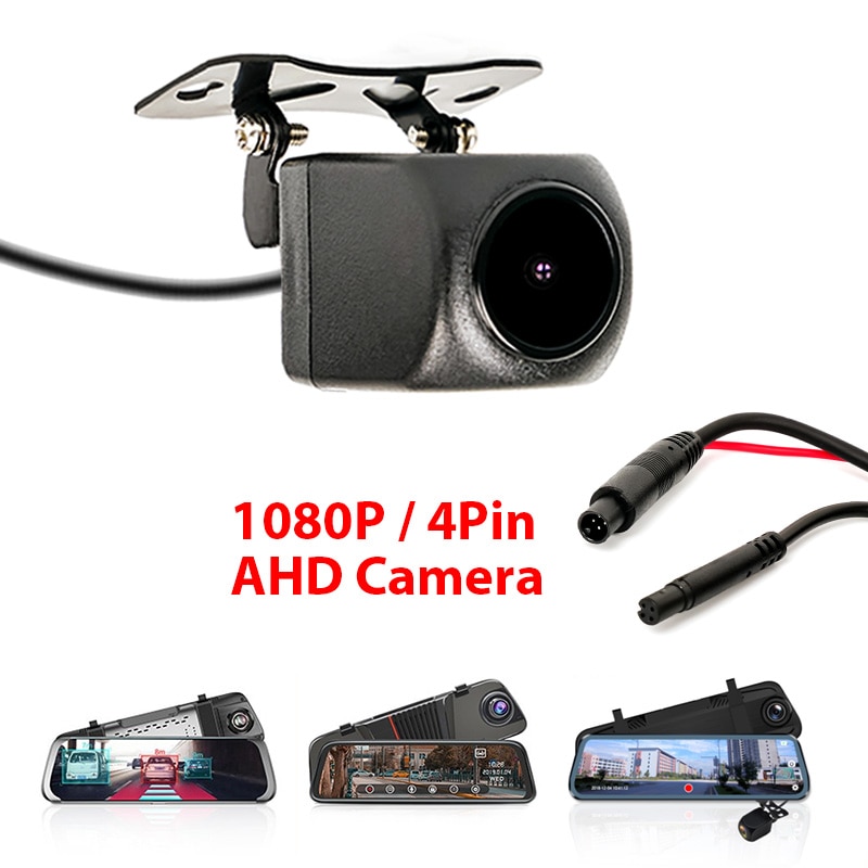 1080P AHD Car Rear View Camera with 4 pin for Car DVR Car Mirror Dashcam Waterproof 2.5mm Jack Rear Camera Parking Camera