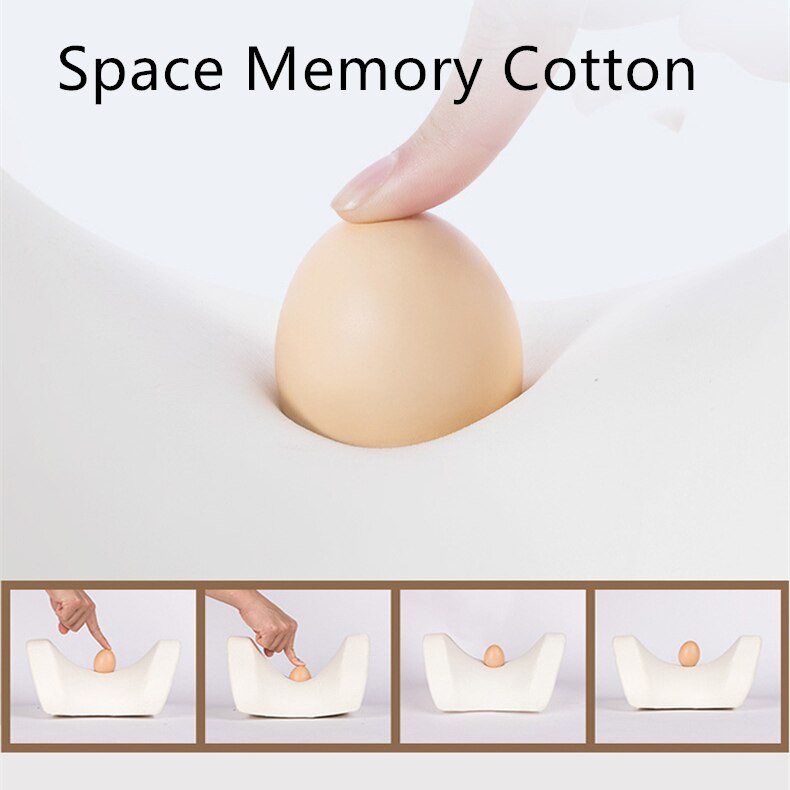 Auto Hoofdsteun Lendensteun Set Traagschuim Auto Kussen Nek Kussen Trage Rebound Auto Kussen Taille Pad