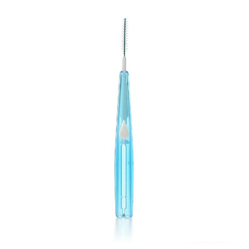 60 Pcs Multiple Specifications Interdental Brush Orthodontic Wire Brush Oral Care Toothpick Home Push-Pull Interdental Brush