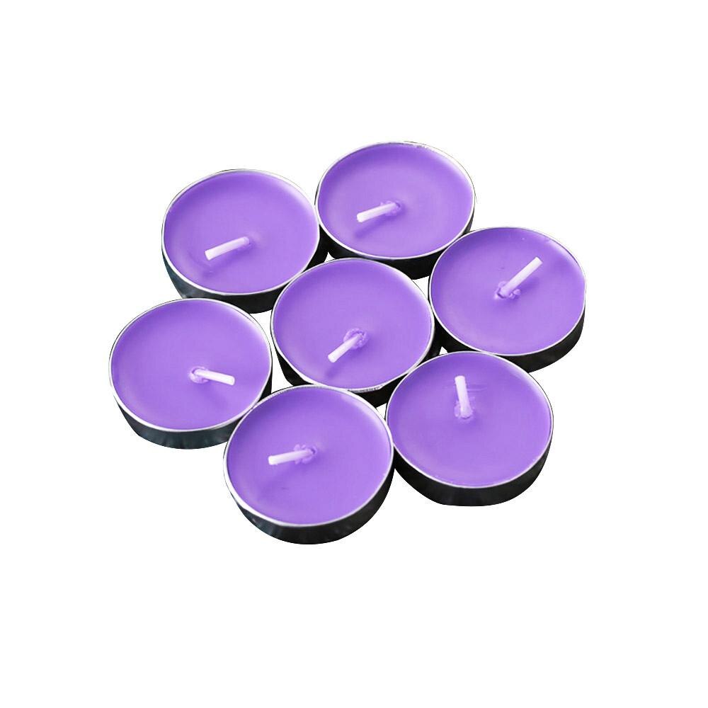 Birthday Party Supplies Set Party Candle Valentine's Marriage Candle Romantic Love Wedding Party Round Shaped Candles K15: Purple