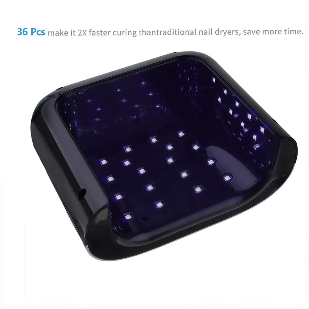 Monja-secador de uñas SUN3, lámpara LED UV de 48W, con temporizador inteligente, Sensor automático de esmalte en Gel, herramienta de manicura, 14 unids/set por Set