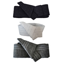 Traditionella japanska dräkter kimono yukata bältestillbehör bred randig obi kardborrefäste retro bälte bastu spakläder