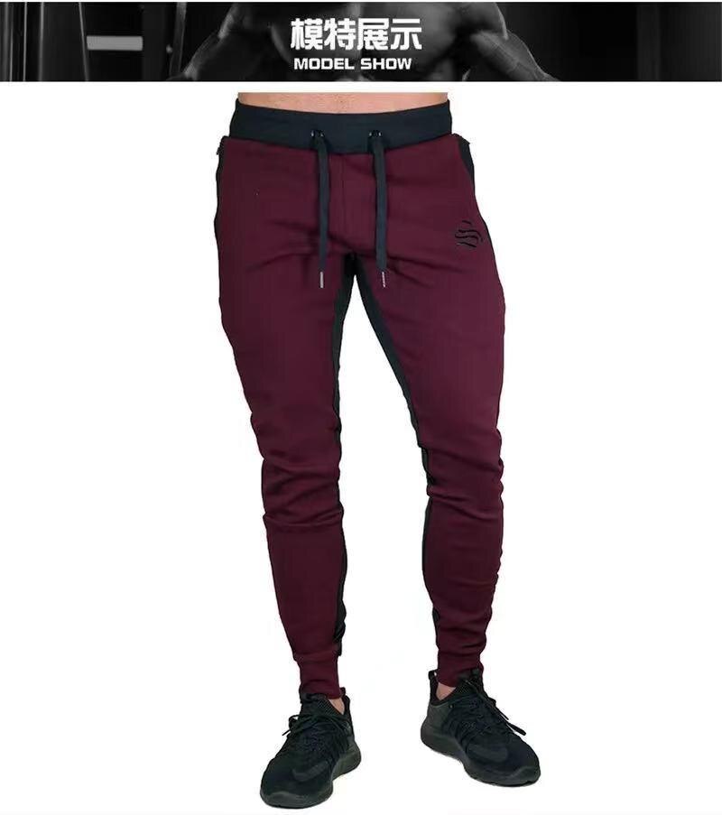 Pantalon De Sport Pour Hommes Simple Homme pantalon Slim Fitness Pantalon De Sport Pour Hommes Hommes/wo Pantalon De Sport Pour Hommes: Photo Color 2 / XXXL