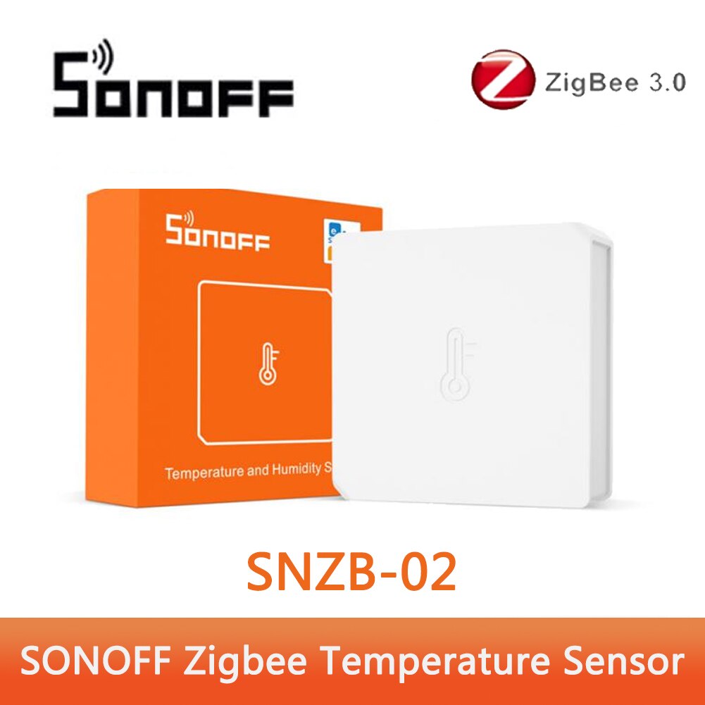 SONOFF ZB-llave electrónica USB Dongle Plus Zigbee 3,0, analizador inalámbrico Zigbee Gateway, Zigbee2MQTT ZHA, captura con antena: SONOFF SNZB-02