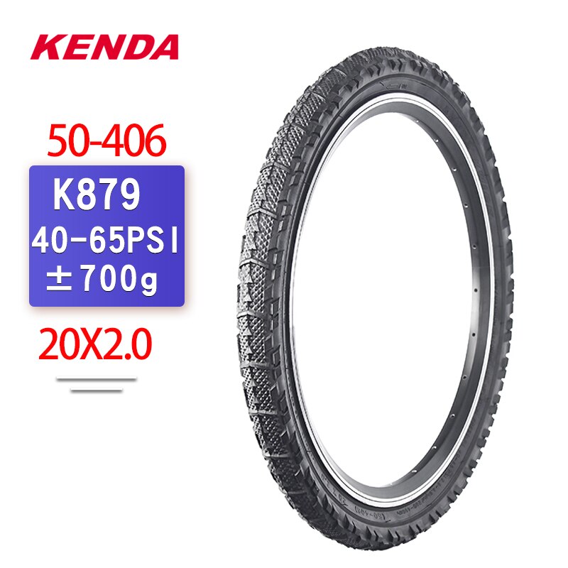 Kenda Fietsband 20 Inch 20*1.25/1.35/1.5/1.75/1.95/2.0/2.125 staaldraad 20*1 1 / 8 Klein Wiel Vouwfiets Band: k879 20X2.0