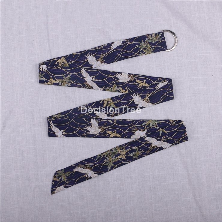 2022 chinese hanfu belt women chinese wind tassels silk belt bow tie vintage corset waistband vintage embroidery waistband hanfu: color18