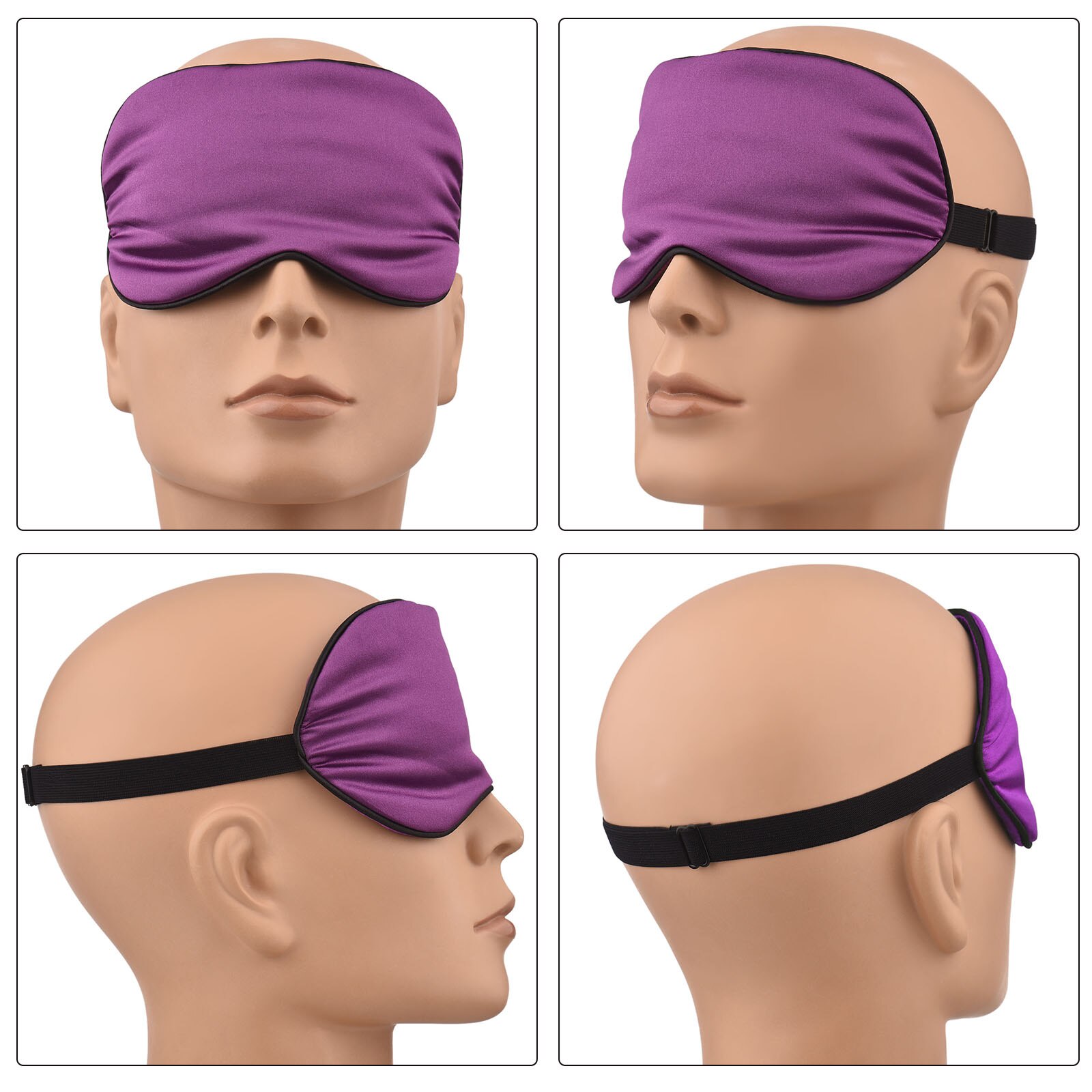 Sleep mask Kit Sleeping Eye Mask with Ear Plugs for Sound &amp; Light Blocking Blindfold Mask for Travel Eye Mask for Sleeping