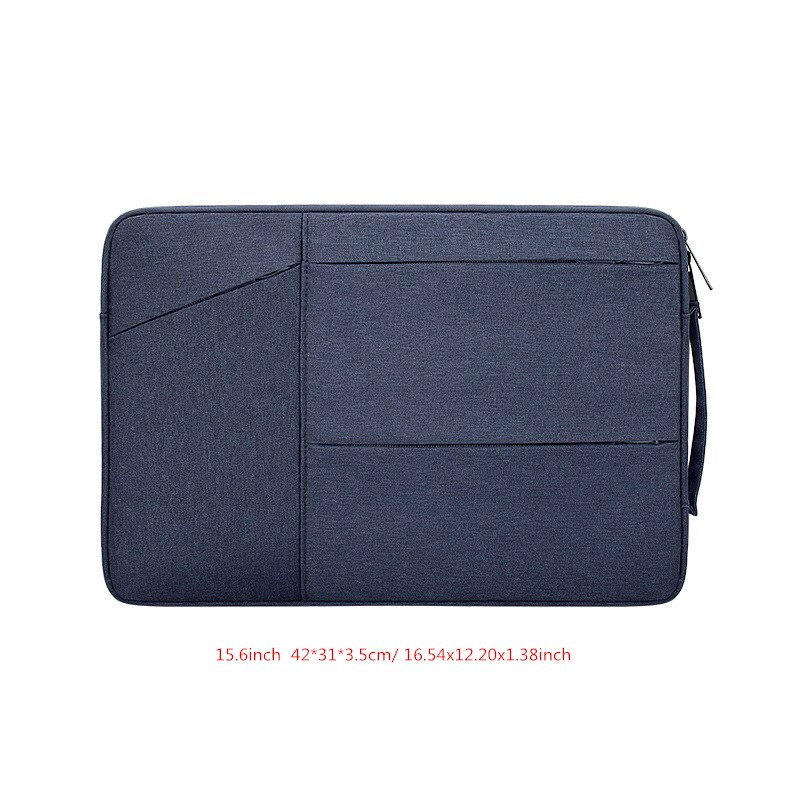 Przenośny neseser Laptop Liner torby męskie damskie Tote odporny na wstrząsy wodoodporny pokrowiec na dokumenty biurowe: Navy XL