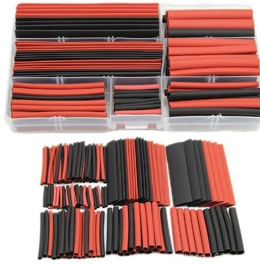 150PCS 2:1 Heat Shrink Tubing Wire Cable Sleeving Wrap Electrical Connection Set
