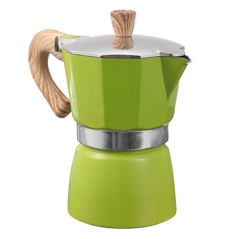 Aluminum Italian Moka Espresso Coffee Machine Filter Stove Pot 3 Cups