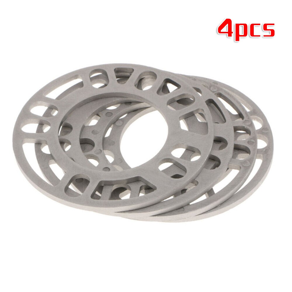 Arandela de rueda de cuña 4 Uds. Aluminio 5mm Universal adaptador espaciador de Rueda Parte 75mm
