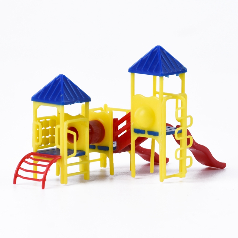 1:150 Scale Playground Equipment Model Trains Layout Railway Building