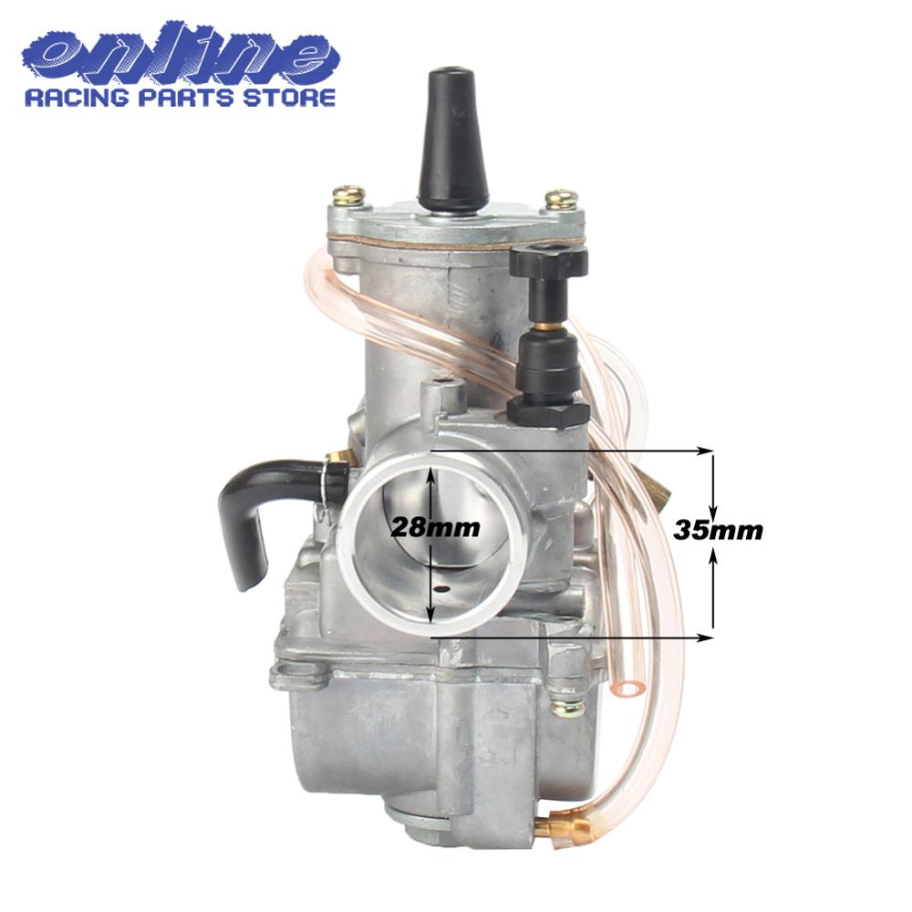 Carb for koso pwk28 carburetor Carburador 28mm with power jet fit on 2T/4T motorcycle engine racing motor