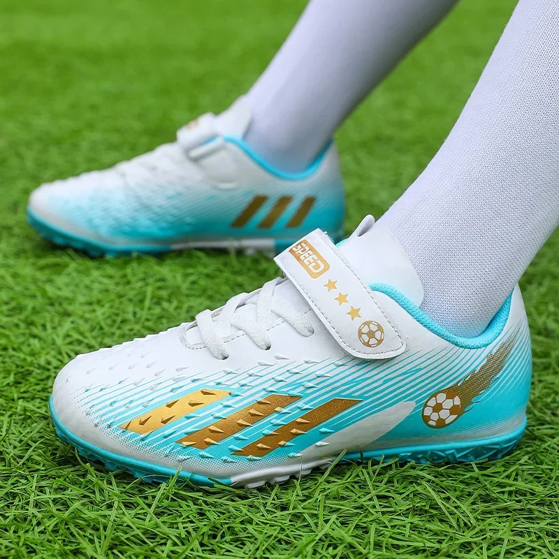 Børnefodboldstøvler society cleats fodboldstøvler drenge indendørs fodboldstøvler børn skridsikre hurtige træningssko kampstøvler