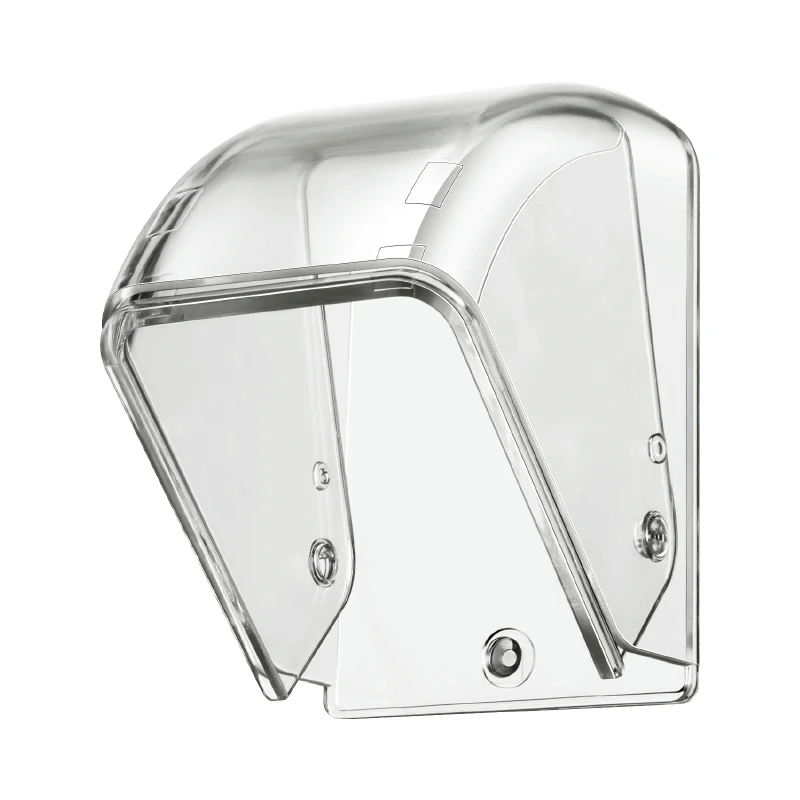 CACAZI Outdoor-Türklingelknopf, wasserdichte Abdeckung, kabelloser Ring-Gong-Knopf, PC, transparenter Regenschutz für Zuhause, Gehäuse, Schutzknopf: MULTI