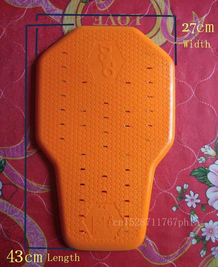 DSO Motorcycle Jacket Insert Back Armor Detached body armor protector: only back pad