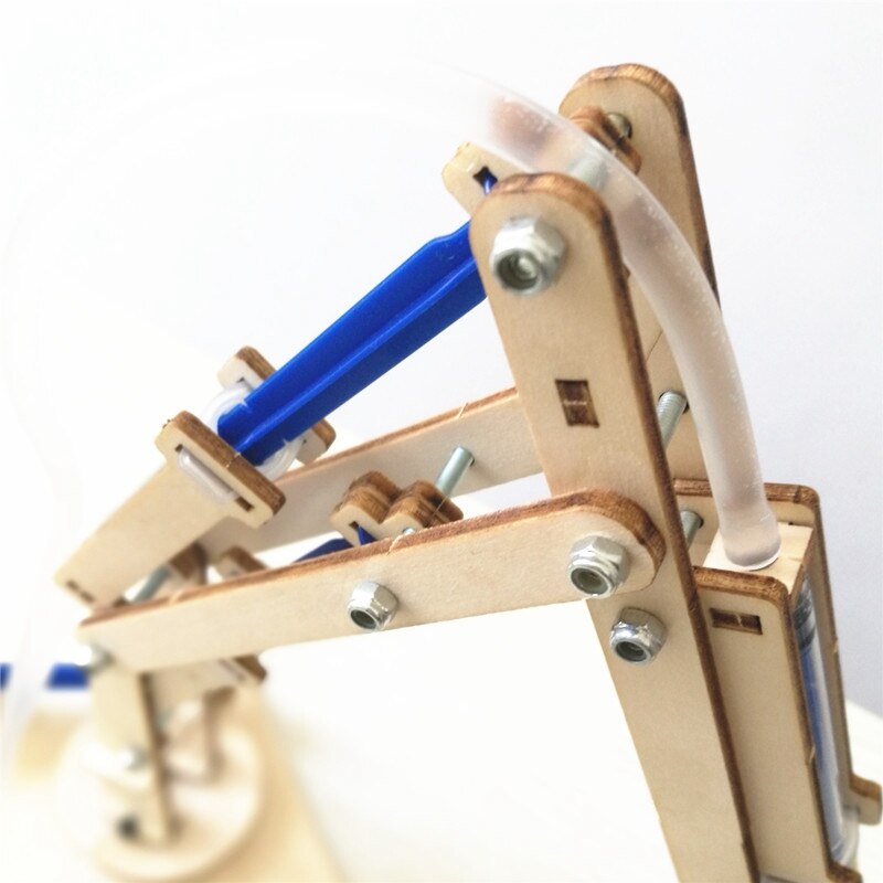 Hydraulisk mekanisk arm gør-det-selv-modeller & byggelegetøj videnskab & uddannelsesmodel legetøj til børn julefødselsdagslegetøj til børn