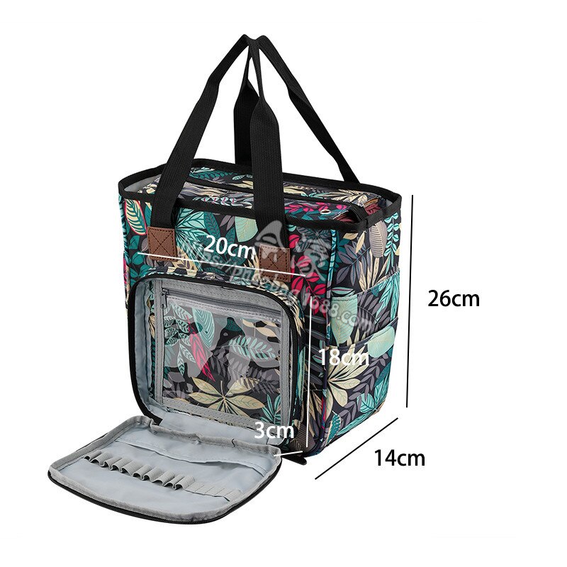 Wol Haak Garen Opbergtas Grote Capaciteit Naaimachine Opbergtas Draagbare Tas Breien Breien Naalden Organizer: Type 7