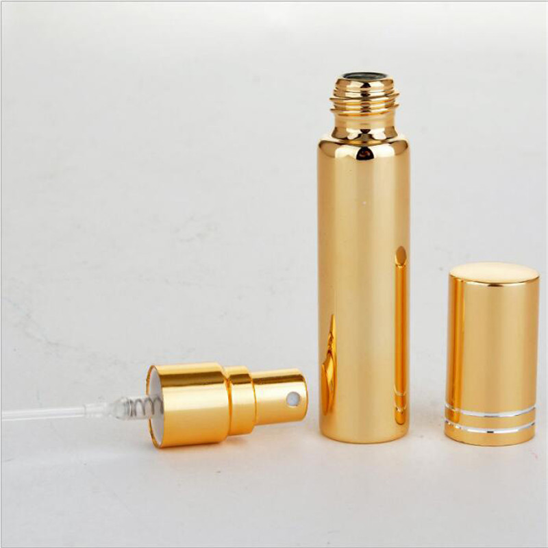 10Ml Vrouwen Navulbare Draagbare Reiziger Aluminium Spray Verstuiver Lege Parfumfles Lege Fles Make-Up Container Spuitfles