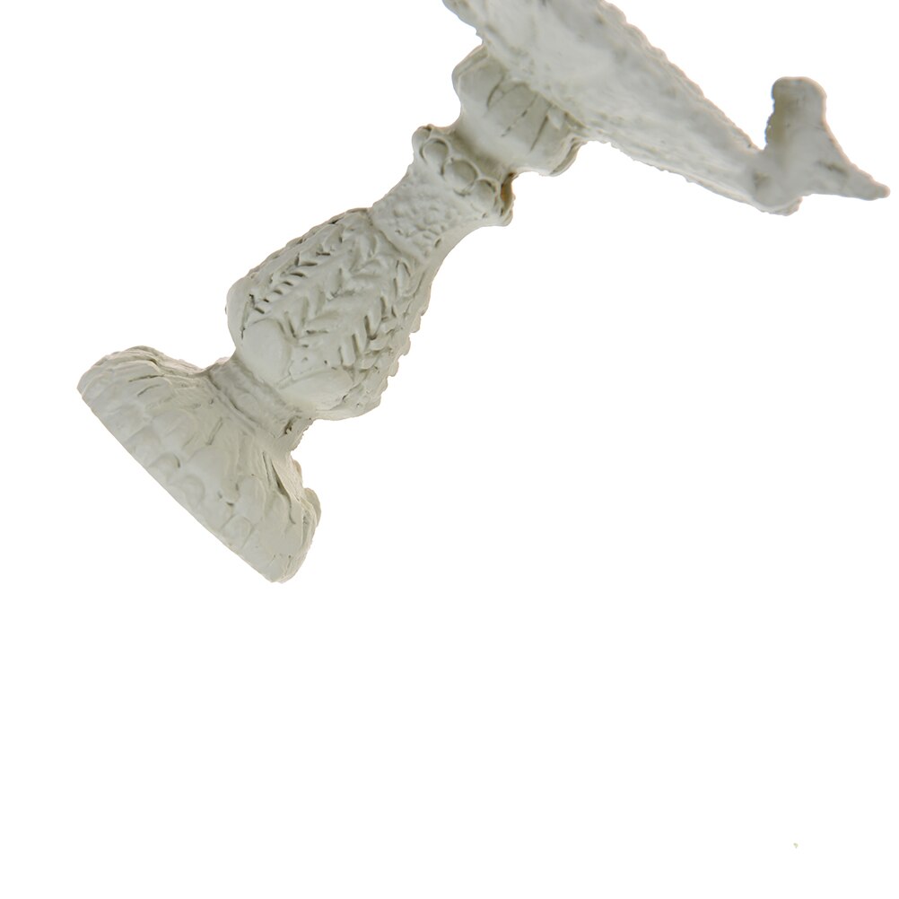 1:12 Dollhouse Miniature Gray Bird Bath Fountain Fairy Garden Decoration Doll Houses Accessories 6.4 x 6.6cm Home Decor