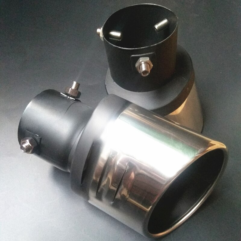 Car universal stainless steel muffler accessories for Volkswagen vw POLO Tiguan Passat Golf EOS Scirocco Jetta Bora Lavida