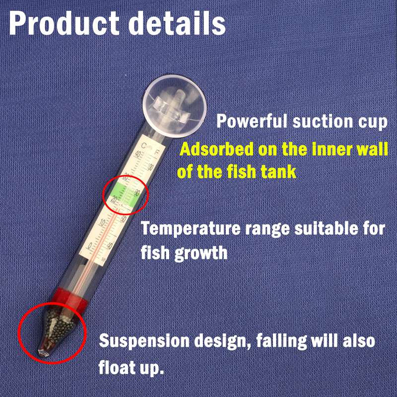 Aquarium Fish Tank Thermometer 0-43 Celsius Degree Precise Control of Water Temperature in Aquarium Fish Tank Accessories