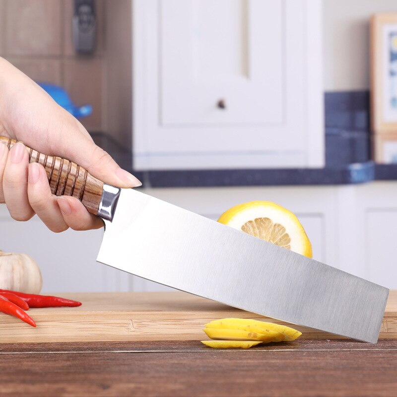 Peking stegt andeskærekniv 7 cr 17 mov kokkeknive i rustfrit stål kinesisk madlavning udskæringskniv sushi sashimi vege kniv