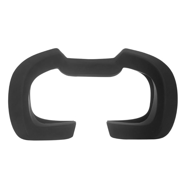 Zachte Anti-Zweet Siliconen Oogmasker Case Cover Skin Voor Oculus Rift S Vr Bril: Black