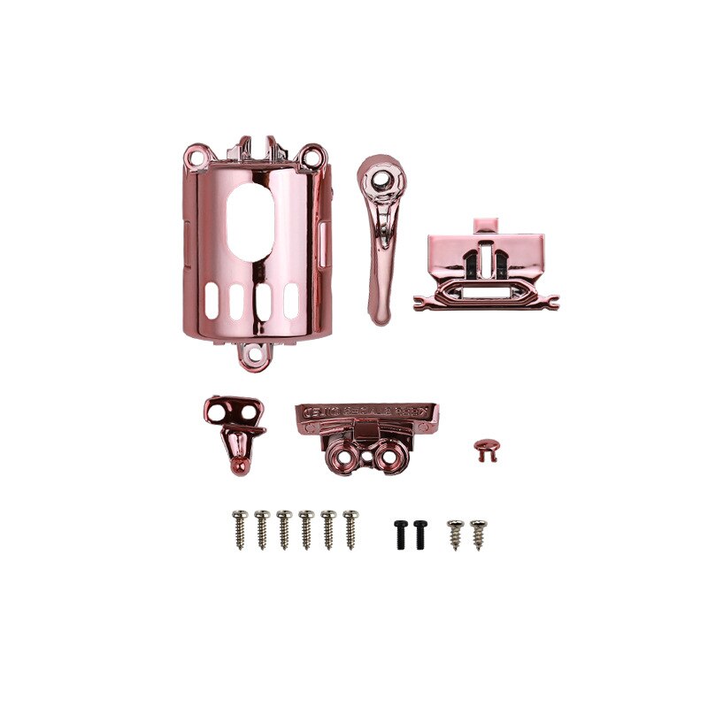 Pour wahl 8148/8591 Clipper modifié coquille tondeuse placage or dégradé couleur supérieure et inférieure couverture moteur couverture accessoires: Rose accessories