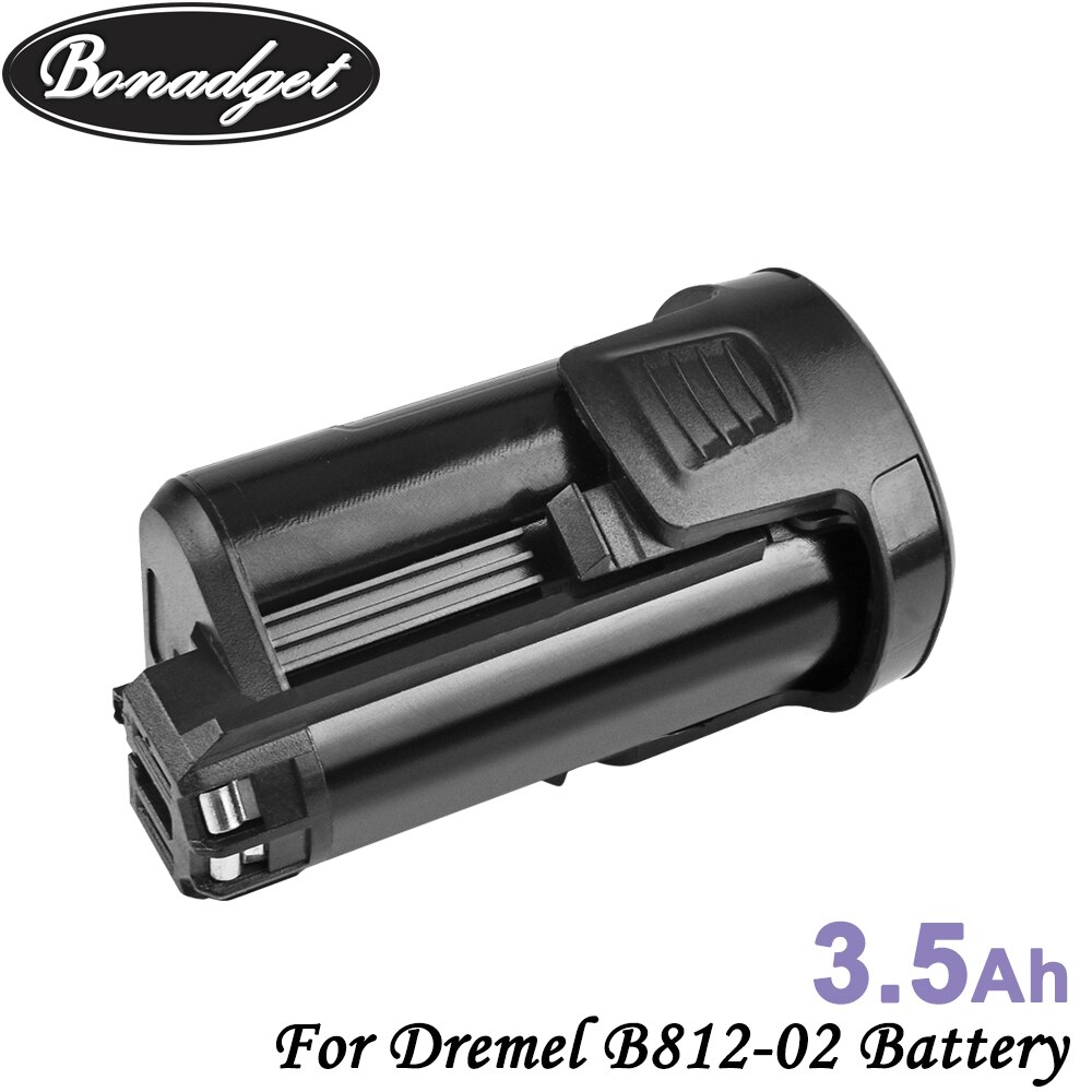 Bonadget 12V 3500mAh Li-ion Rechargeable Battery For Dremel B812-02 8200 8300 B812-01 Replacement Hand Drill Power Tools Battery