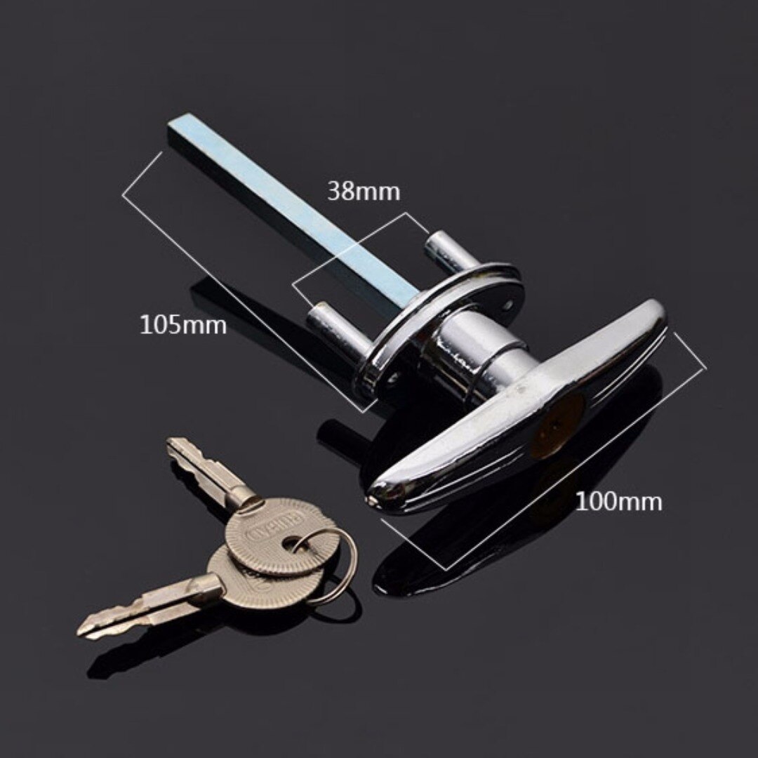 1 Soorten Garagedeur Opener T Slot Handvat Met 2 Sleutels Secure Garagedeur Sloten
