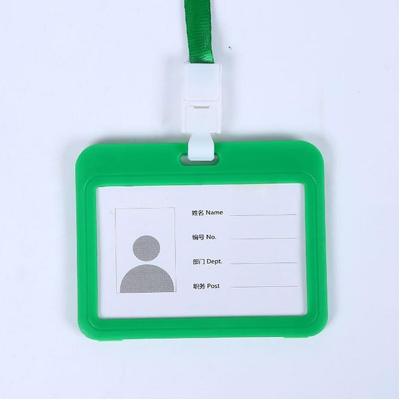 1PCS Work Card Holders With Rope Student plastic C... – Vicedeal